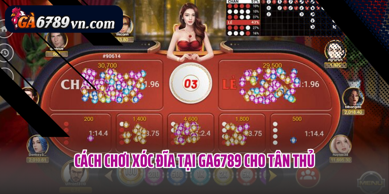 Cách chơi xóc đĩa tại Ga6789 cho tân thủ