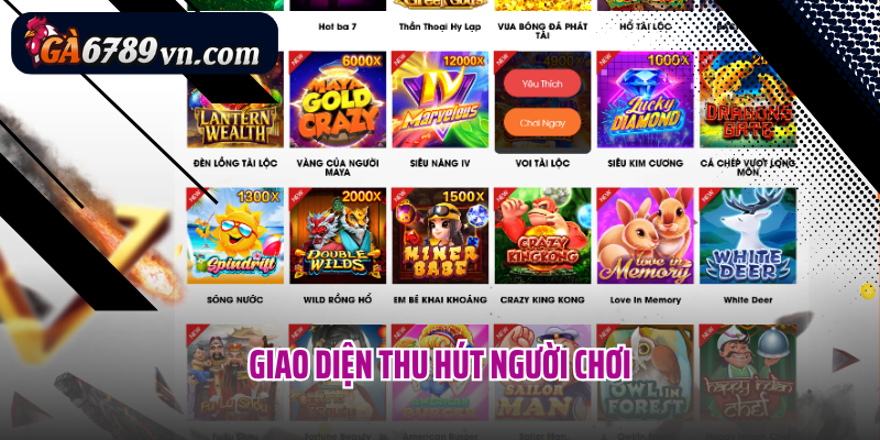 Giao diện thu hút người chơi