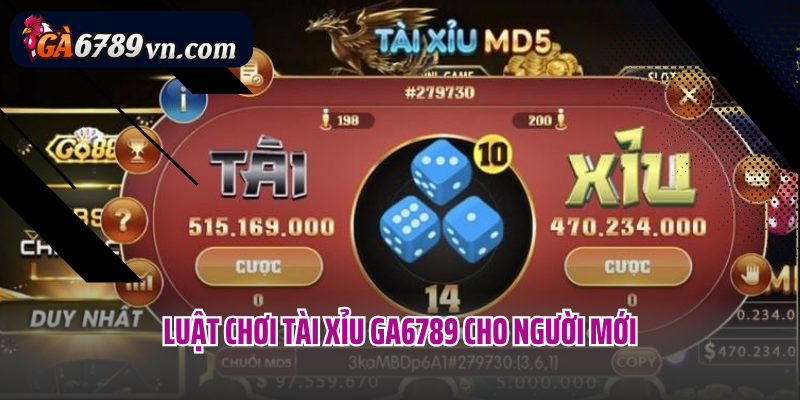 Luật chơi Tài Xỉu Ga6789 cho người mới